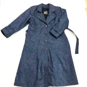 London Fog Rare Vintage Women’s Floral Trench